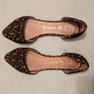 Pointed toe Jeffrey Campbell flat